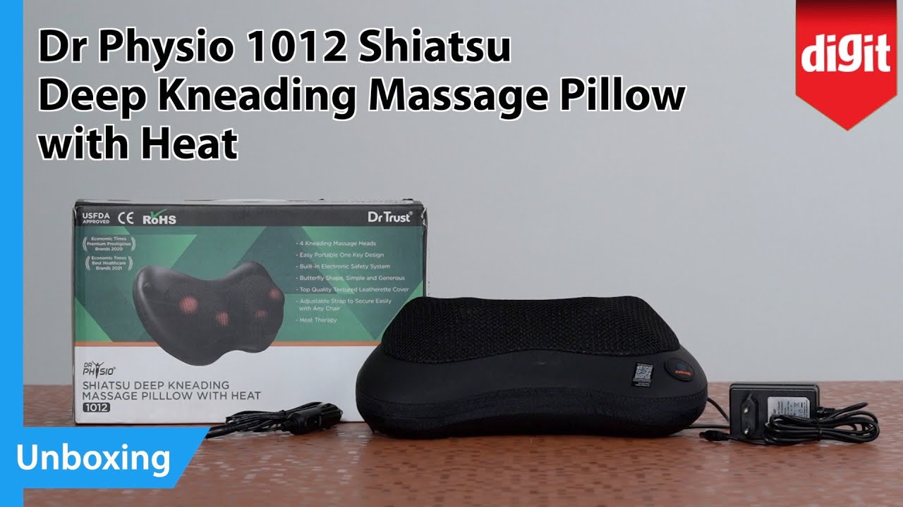 VIKTOR JURGEN Neck Massage Pillow Shiatsu Deep Kneading with Heat