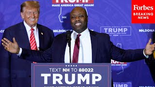 BREAKING NEWS: Tim Scott Endorses Trump For President, Rips Haley & DeSantis At New Hampshire Rally