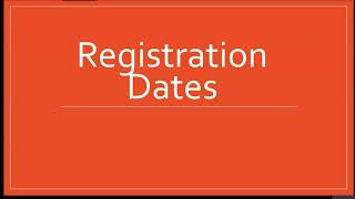 Registration Dates  Jindal School Advising