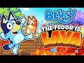 🌋Bluey - The Floor is Lava🌋 Halloween Brain Break | Just Dance | Danny GO | Freeze Dance For Kids