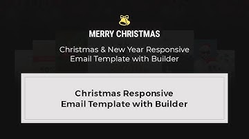 MyMail - Christmas Responsive Email Template with Builder
