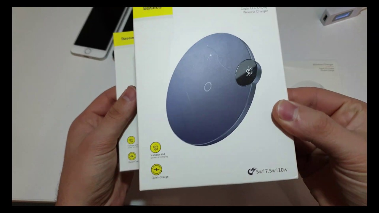 Baseus Wireless Charger Review Greek Unboxing YouTube