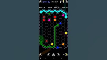 How To Solve Flow Free Hexes Hextangle Pack Level 89 10x12 Board Walk Through Solution Walkthrough