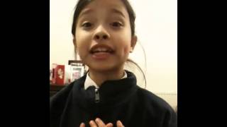 anak bule nyanyi lagu hymne guru