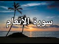 سورة الانعام بصوت القارى شريف مصطفى تلاوة القران الكريم