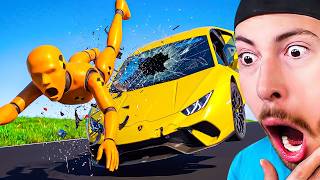 MOST INSANE CAR CRASH ANIMATIONS?! (No Seatbelt)