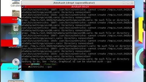 Install winetricks on EduRo