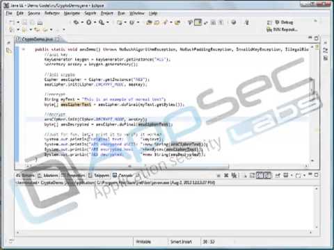 Java Secure Coding: Data Confidentiality and Integrity 12 1 Crypto
