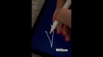 Signature Style “William”🖊️💙 Comment your name!