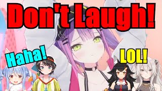 Holomems Can Be Heard Laughing Off-Screen Because Of Towa's Lewd Pose【Hololive】