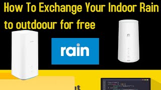 How To Exchange Your Indoor Rain Huawei 5G Wireless Router H112-370  into  Huawei 5G CPE N5368X