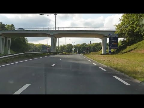 Dashcam Beelden Leusden: A28 Nabij  Leusden »Afrit Maarn»N221 Rondweg Zuid »N237 Aansluiting N413.
