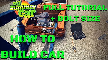 How to BUILD CAR, ENGINE and CONNECT WIRES - FULL TUTORIAL - My Summer Car #112 | Radex