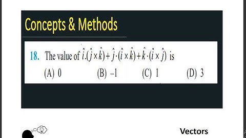 The value of i.(jxk)+j.(ixk)+k.(ixj) is || i.(jxk)+j.(ixk)+k.(ixj)