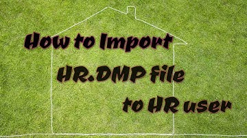 3 -  Importing HR DMP File TO HR User in Oracle Database 11g