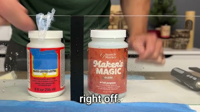 And the new name for our crafting glue is: MAKER'S MAGIC!!! We're so e