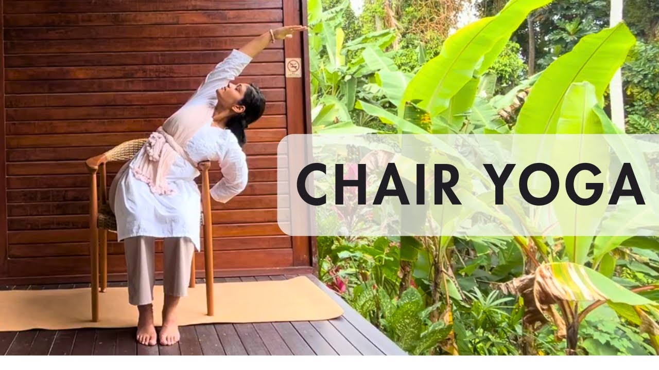 20 Min Chair Yoga for Seniors & Office Workers 🪑 Full Body Stretch ...