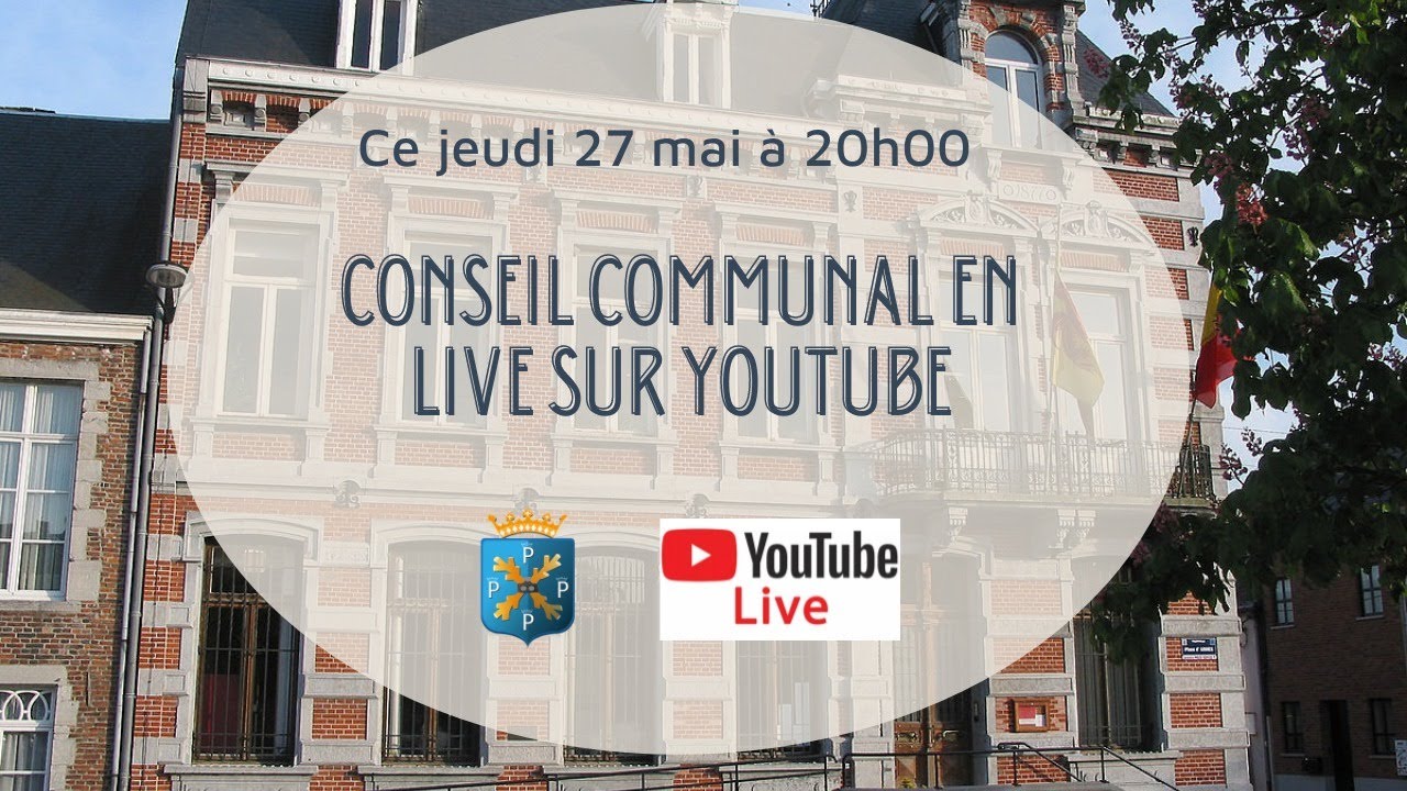 Conseil communal 27 mai 2021 à 20h00 - YouTube