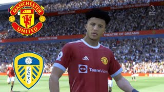 Premier League 2021/22 | Manchester United vs Leeds United Ft Varane , Sancho | FIFA 21