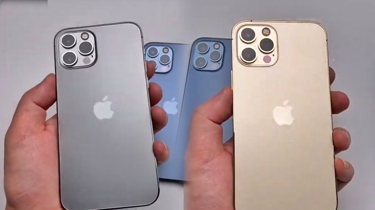 Iphone 12 Pro Graphite Vs Gold Color Comparison Youtube