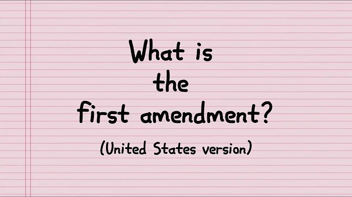 What is the First Amendment? | A Guide to Free Speech and Your Rights