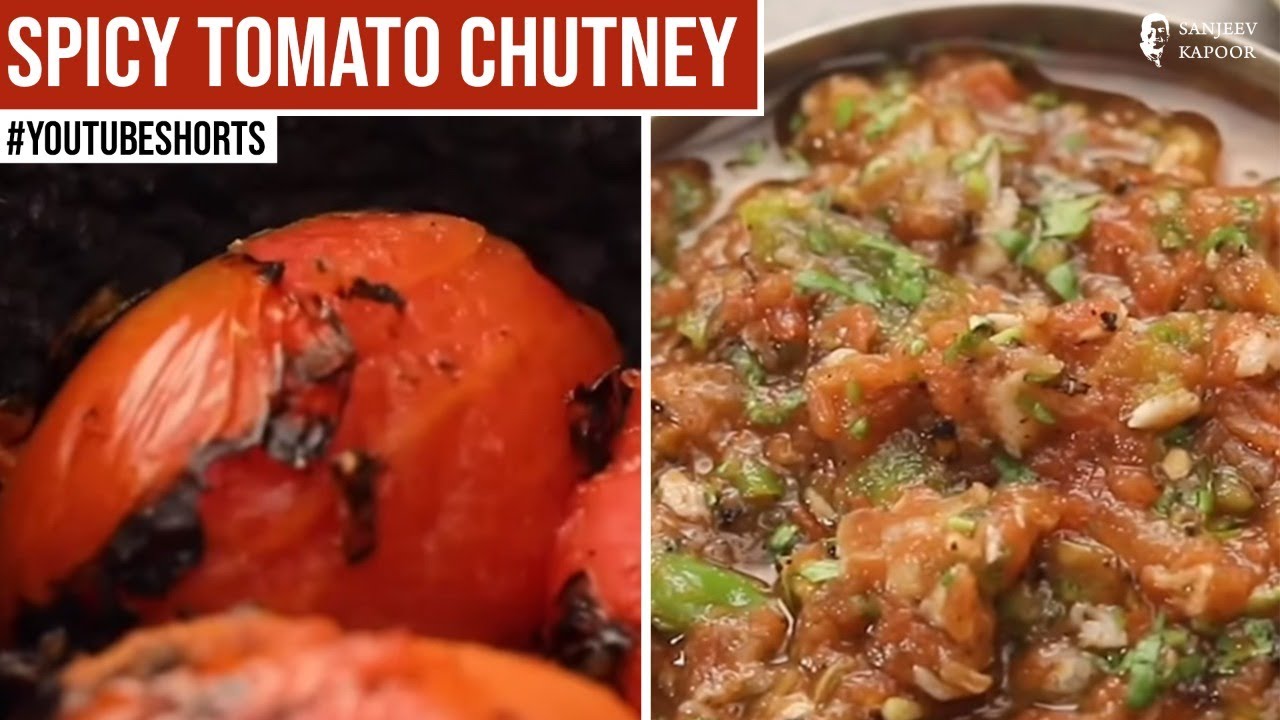 Spicy Tomato Chutney | #Shorts | Sanjeev Kapoor Khazana