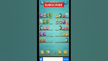 BIRD SORT PUZZLE #1000subscriber #shortvideo #vairalvideo #vairal #shorts
