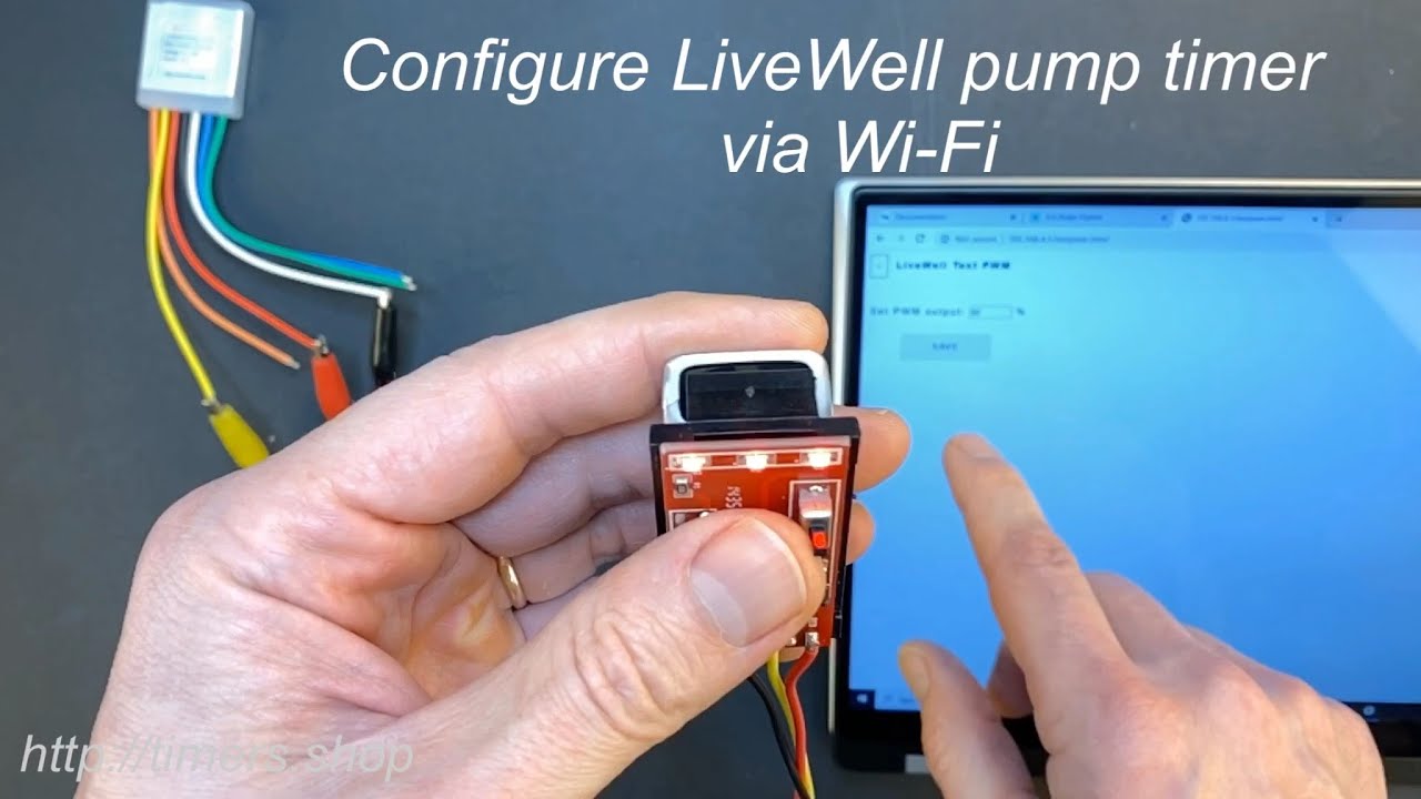 Automatic LiveWell Pump Controller with variable output 5 to 100 duty