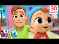 🍧Trip To The Mall KARAOKE!🍧 | BEST OF LITTLE ANGEL! | Sing Along With Me! | Moonbug Kids Songs