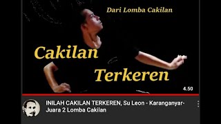 Tari ebeg, Jaranan Cakilan Juara 2 oleh SU Leon JAVANESE CLASSICAL DANCE