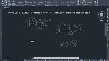 How to Use the EXTRIM Command in AutoCAD | Trim Outside or Inside a Boundary Easily
