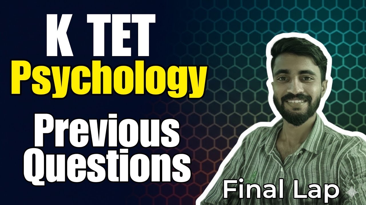KTET FEBRUARY PSYCHOLOGY PREVIOUS QUESTIONS DISCUSSION/ IMPORTANT RANDOM QUESTIONS/ Final lap