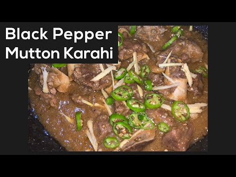 Black Pepper Mutton