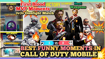 Call Of Duty Mobile Best Gameplay Multiplayer 2022  3v3 Gunfight Match