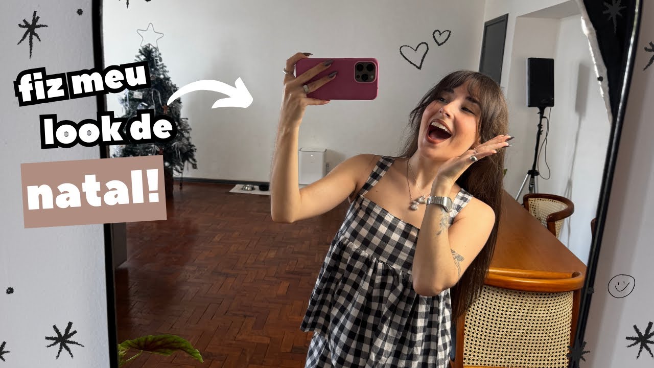 VLOGÃO DA CUSTOMIZAÇÃO | transformei calça no meu lookinho de natal!!!