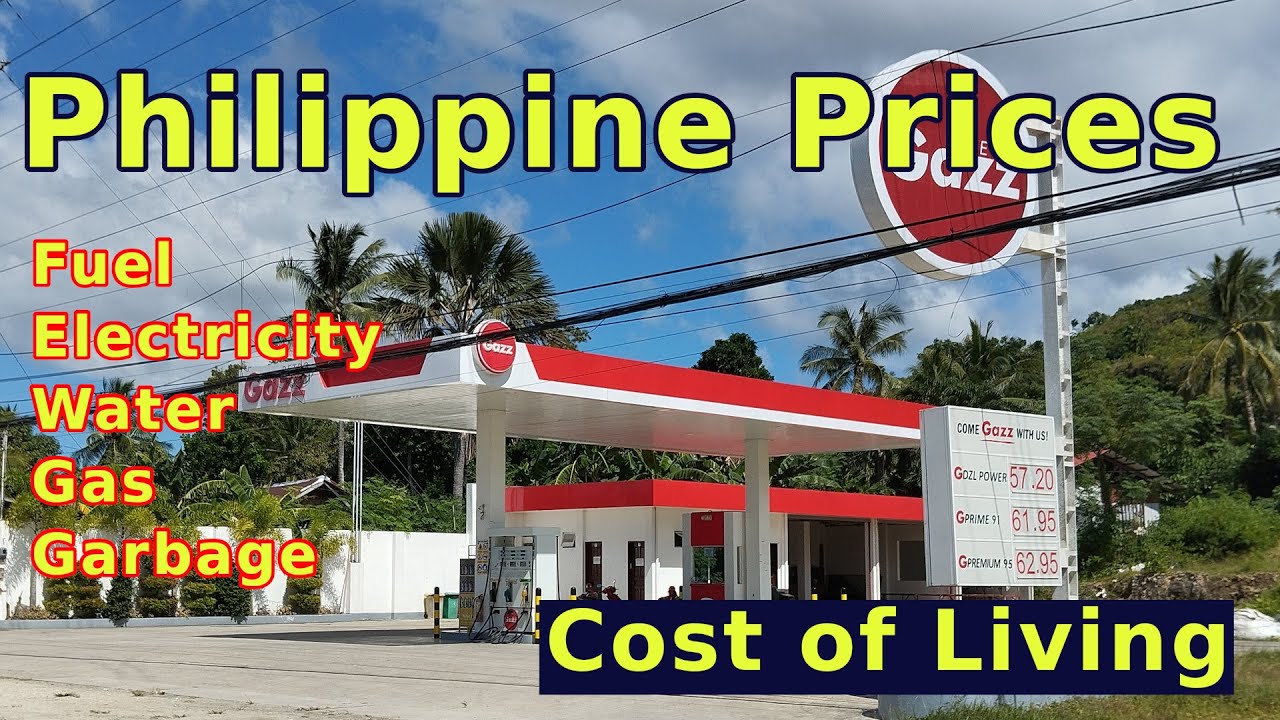 Cost of Electricity, Fuel, Tap Water, Drinking Water and Cooking Gas in