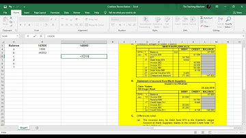 Creditors Reconciliation Statement