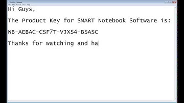 SMART Notebook  Product Key