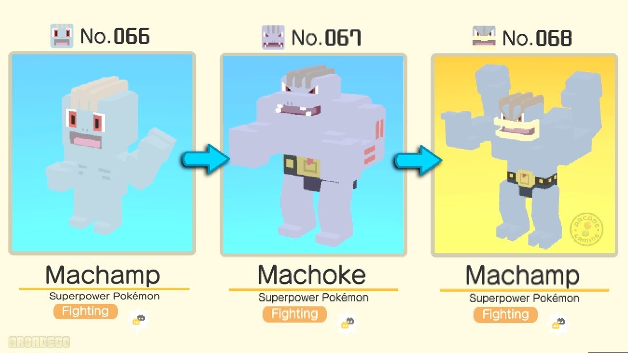 Machamp Evolution Chart