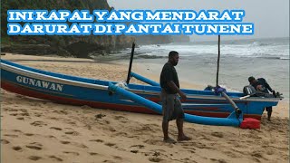 EV4KUASI KAPAL K4RAM DI PANTAI TUNENE