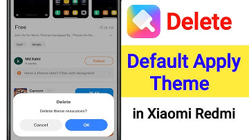 How to Delete Apply Theme in Xiaomi Redmi Phone || Delete Apply Theme on Mi Theme Store