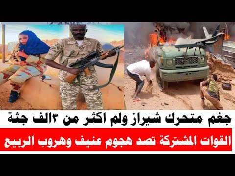 جغم ترحرك شيراز ودفع ولم اكثر من ٣الف جثثة المشتركة تهاجم الجنجا وهروب الربيع من الفاشر
