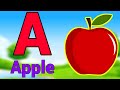 a for apple b for ball c for cat | alphabets | phonics song | ABCD | अ से अनार | क से कबूतर