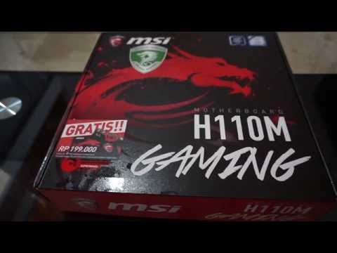 Unboxing MSI H110M Gaming LGA 1151 Motherboard