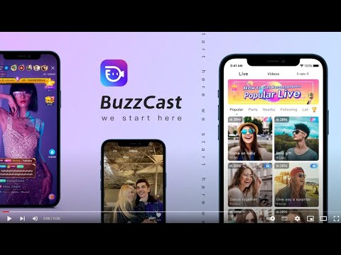 BuzzCast - Aplicativo de bate-papo com vídeo ao vivo