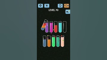 WATER COLOR SORT  :  LEVEL 70 #Shorts