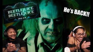 YES!!! He's BACK! BeetleJuice BeetleJuice Teaser Trailer Reaction!!