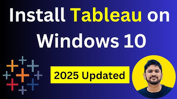 How to install Tableau Desktop on Windows 10 | Updated 2025 | Amit Thinks