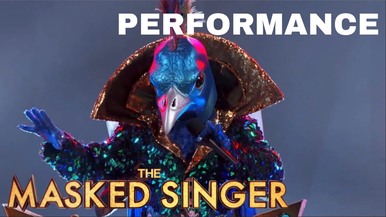 Peacock sings “Can’t Feel My Face” by The Weeknd | The Masked Singer