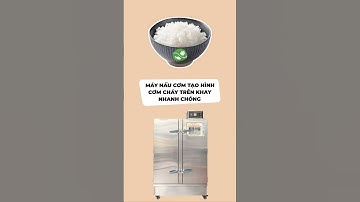 Máy nấu cơm tạo hình cơm cháy trên khay nhanh chóng, chất lượng #vinaorganic #maynaucom #comchay